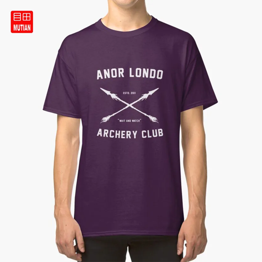 Футболка клуба ANOR LONDO-ARCHERY Темные души игры игровые из мягкого программного