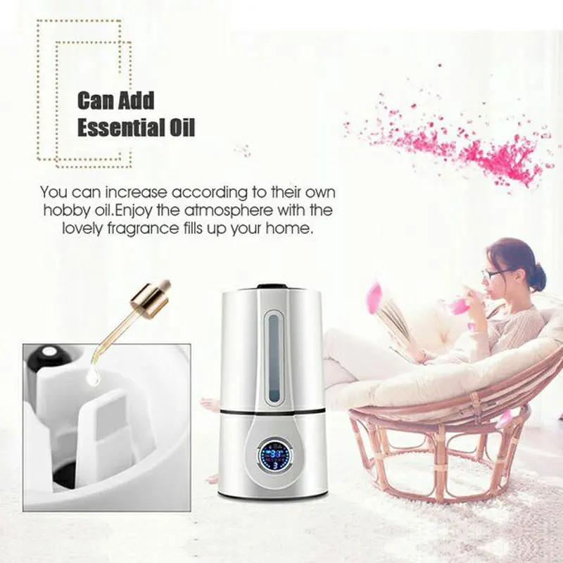 

Desktop air humidifier, single spray 3L capacity, remote control operation