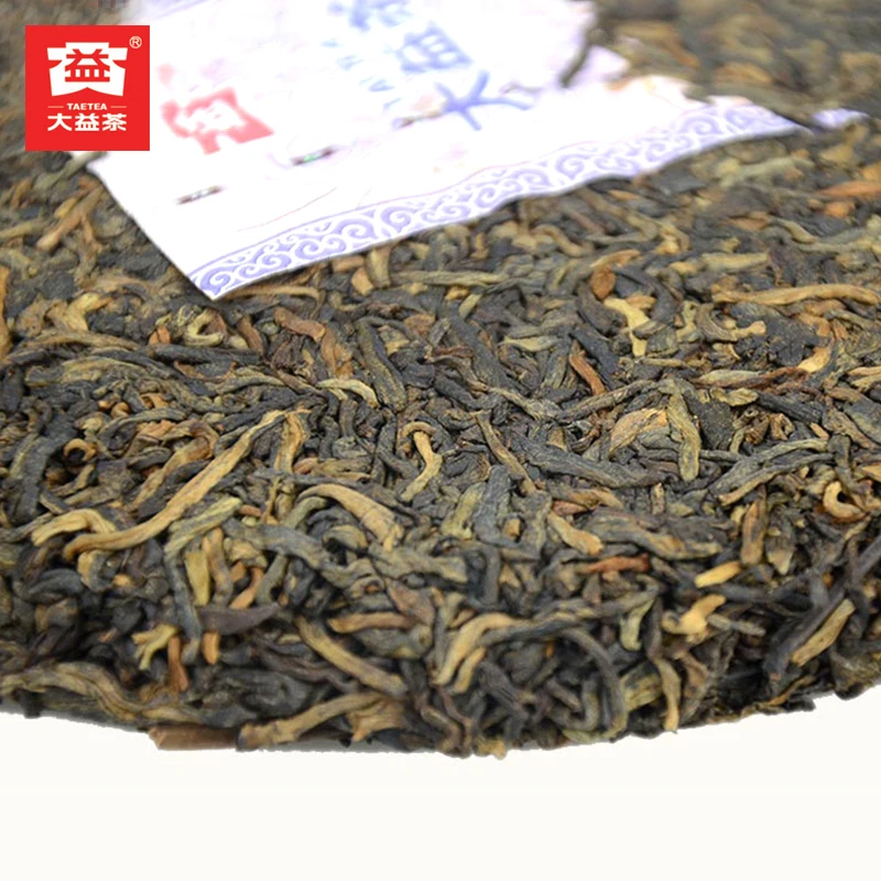 TAE TEA Menghai Star * 2014 год Юньнань Dayi спелый ПУ erh чай 357 г Shu торт 1401 партия|Чаедробильные