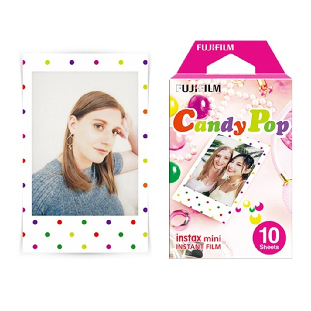 Fujifilm Instax Mini 10-60 листов мультфильм мгновенный фото бумага пленка для Fuji 8 9 70 7s 50s 50i 90