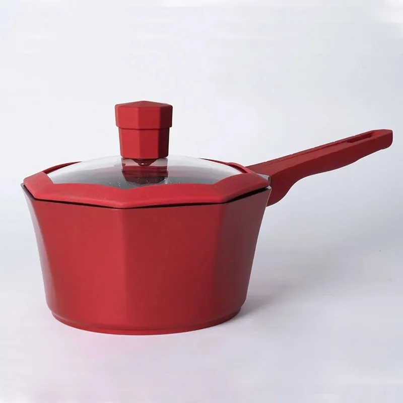 

Star Anise Maifan Stone Red Milk Pot Household Cooking Nonstick Cooker Induction Cooker Gas Stove Universal Cookware Frying Pan
