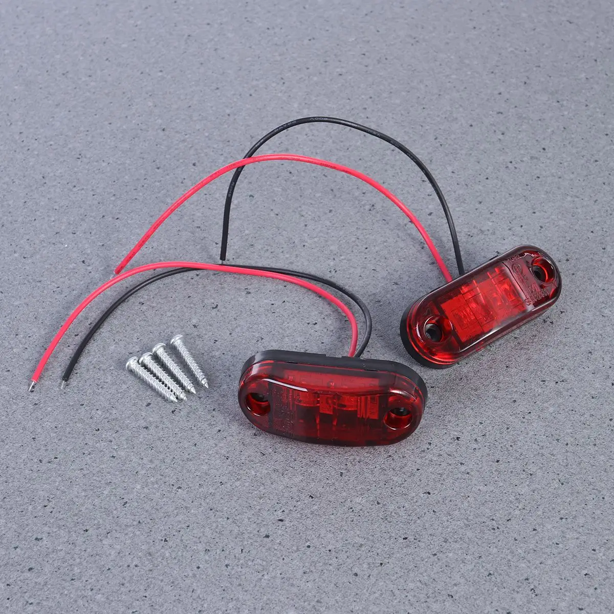 2 шт. 9-30 в светодиодный овальный светильник для грузовика с прицепом боковой