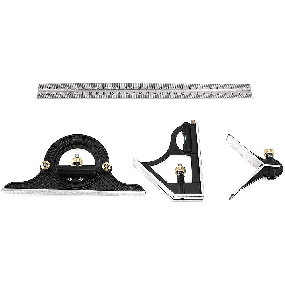 Многофункциональная линейка из нержавеющей стали регулируемая скользящая