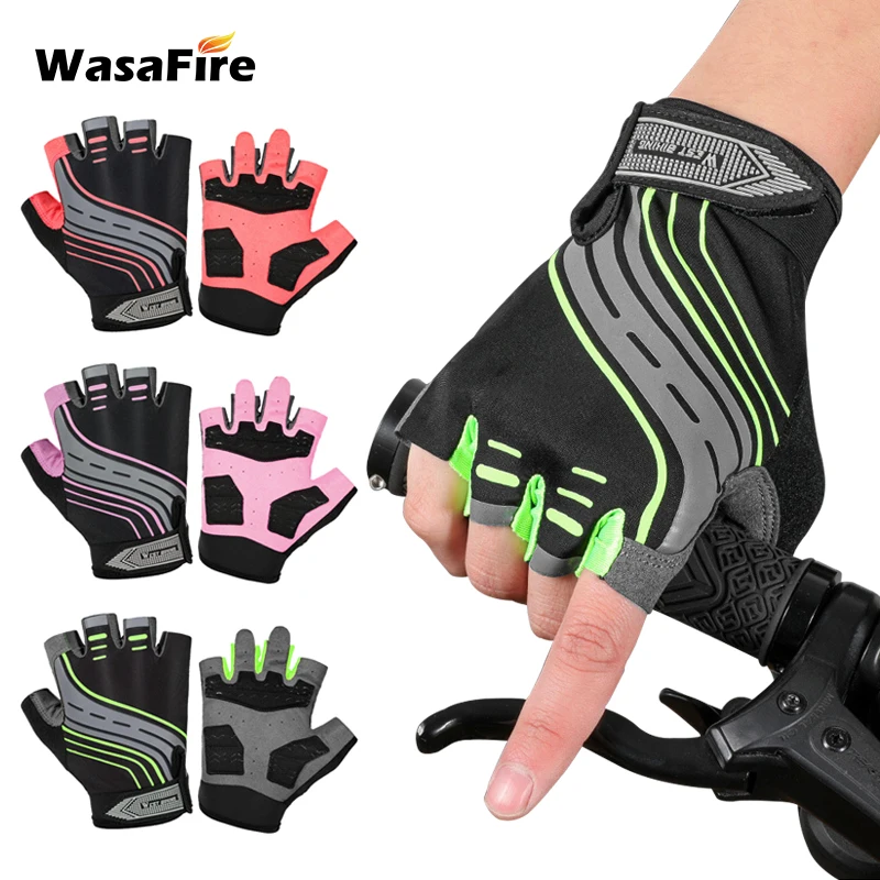 

1 пара велосипедные перчатки с открытыми пальцами, мотоциклетные велосипедные перчатки для мужчин и женщин, летние велосипедные принадлежн...