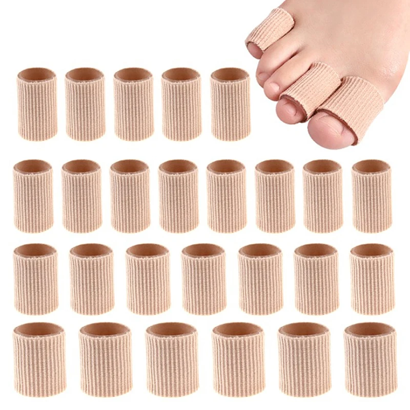 

1Pair Toes Finger Protector Fabric Feet Finger Corrector Insoles Tube Bunion Toes Fingers Separator Divider Corns Calluses