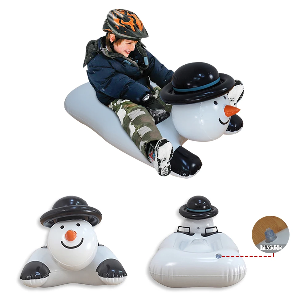 

Зимний надувной сноуборд из ПВХ, прочный высокоэластичный снеговик, форма, катание на коньках, снежные Санки, лодка для улицы, детский флоат,...