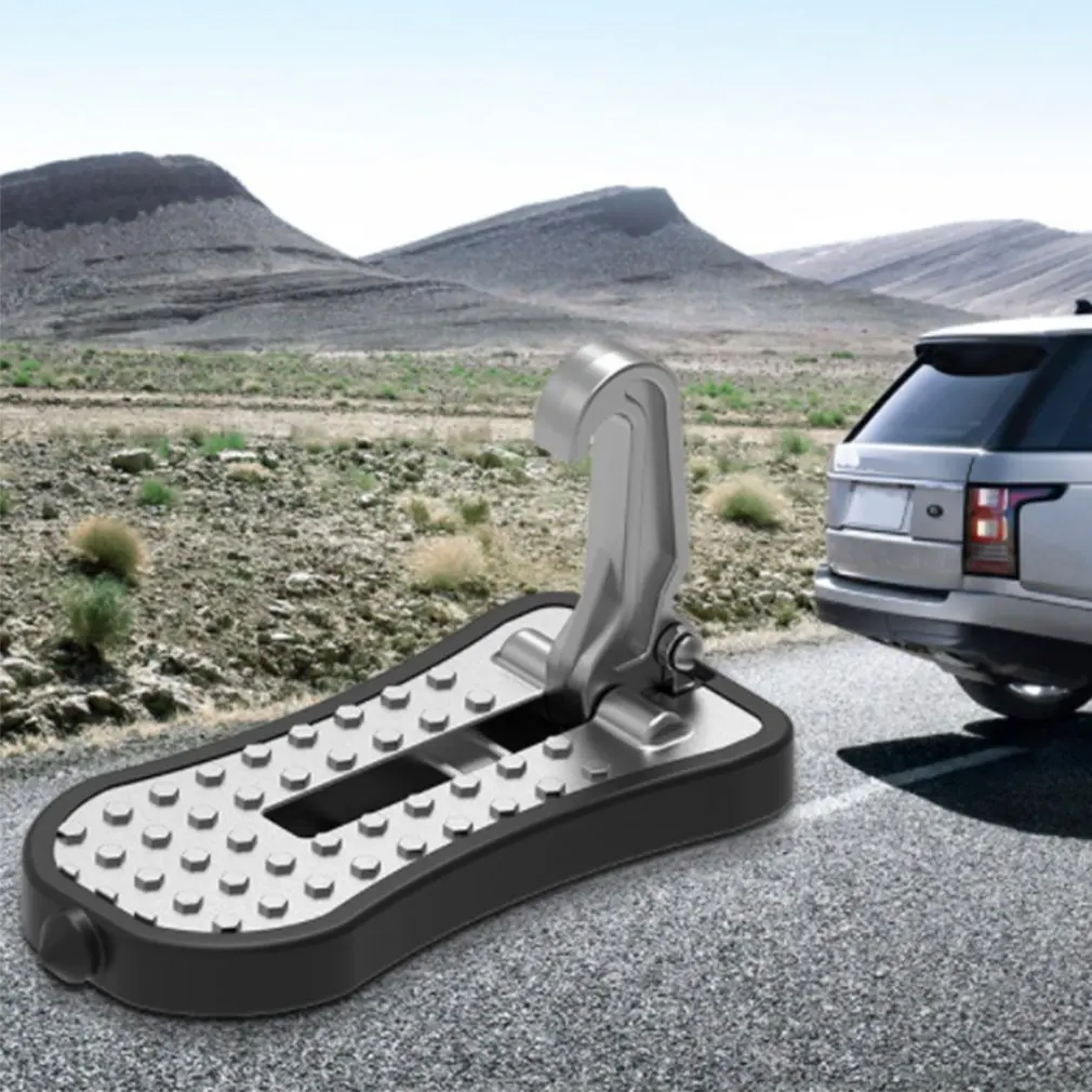 

Aluminum Alloy Door Pedal Car Modification Supplies Safety Door Steps Adjustable Angle Bearing Design