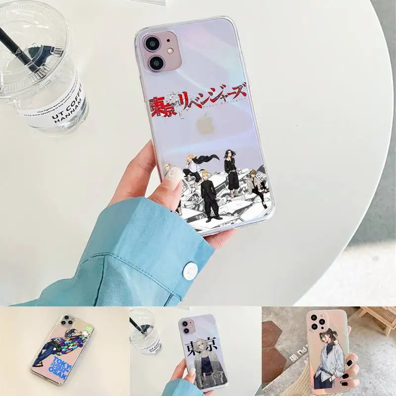 

Anime MOTO tokyo revengers1 Phone Case for iPhone xiaomi redmi 7 8 9 11 12 10 S X XS XR MINI Pro Max Plus laser Transparent