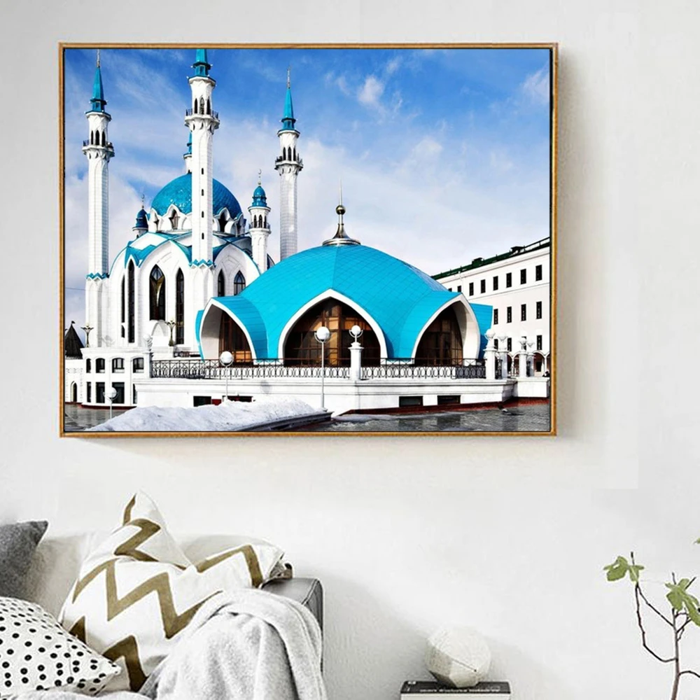 Evershine 5D DIY Алмазная вышивка пейзажа полностью квадратная картина религиозная