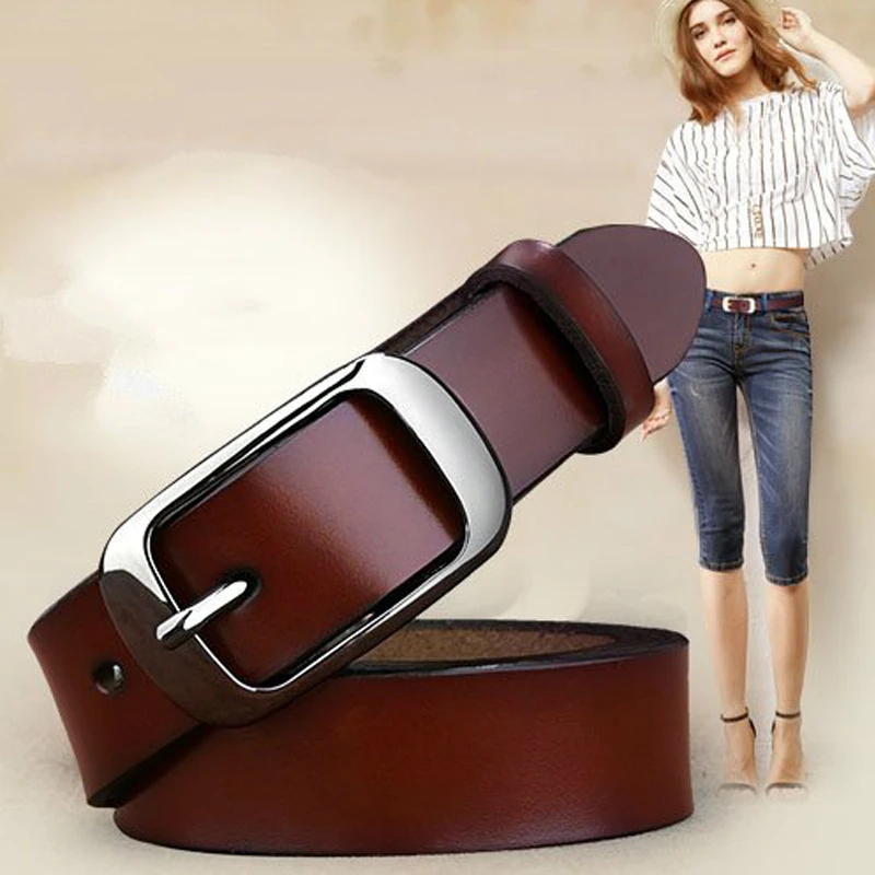 

Female belt Women genuine leather fashion all-match belt women's cowhide casual pants belt