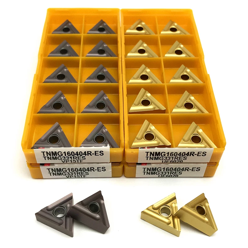 

TNMG160404R ES VP15TF Carbide Insert External Turning Tool CNC Cutting Tool lathe tools TNMG 160404R High Quality Turning Insert