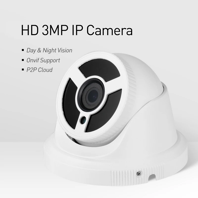 H.265 3MP 1296 P/1080 P водонепроницаемые купольные камеры с инфракрасной подсветкой ip