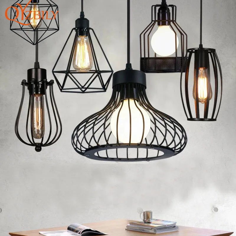 Современный подвесной светильник промышленный винтажный светодиодный в стиле