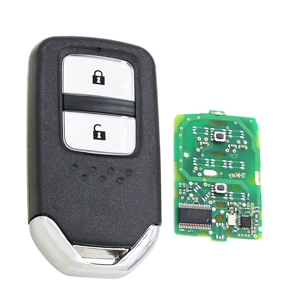 Умный ключ 72147 T5A G01 с 2 кнопками дистанционный 434 МГц FSK 47 чип для Honda Fit City Vezel Jazz|Ключ