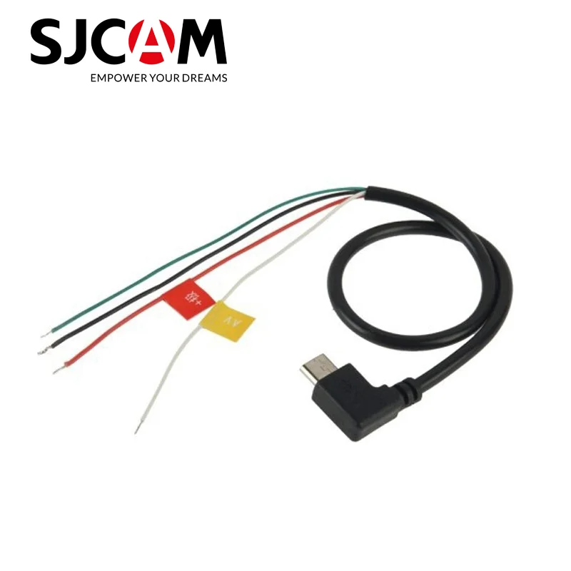 SJCAM Micro USB в AV Out Кабель для SJ4000 / SJ5000 SJ5000X Elite M10 экшн-камеры FPV видео аудио кабель |
