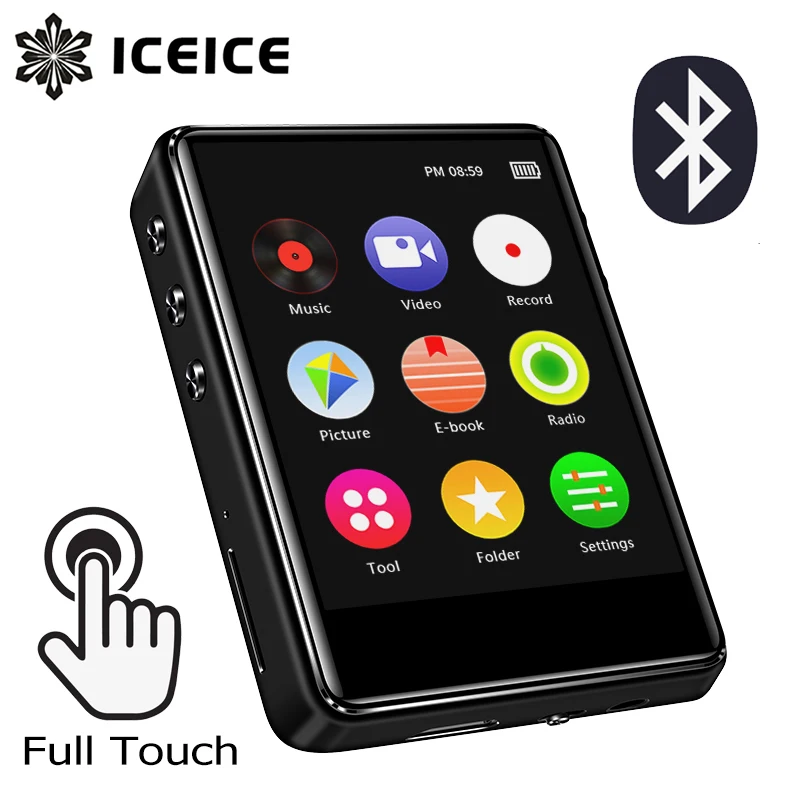 Mp3-плеер ICEICE с Bluetooth колонкой и сенсорным экраном 2 4 дюйма | Электроника