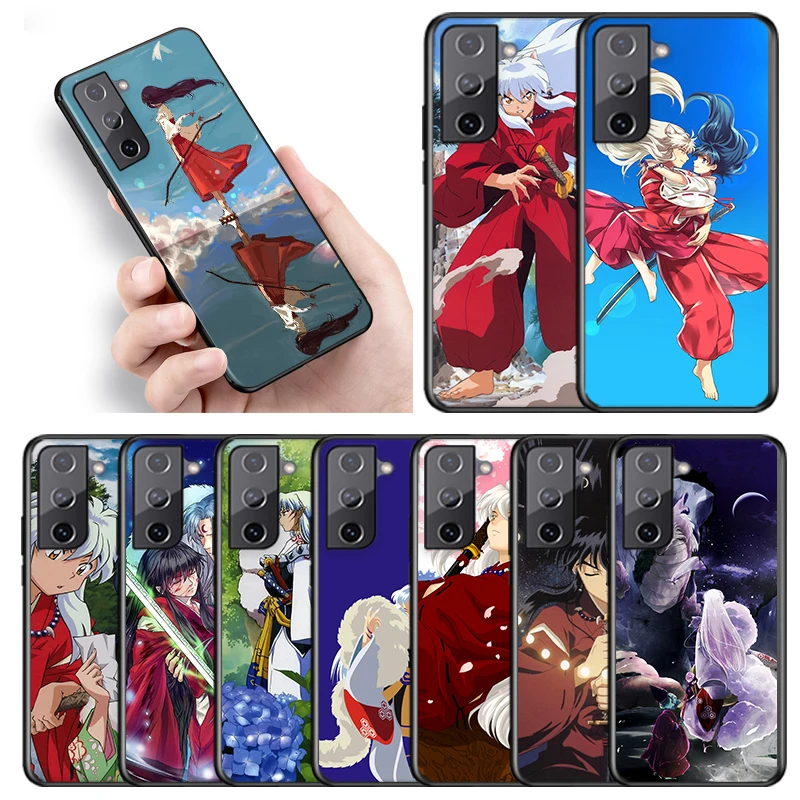 

Anime Inuyasha For Samsung Galaxy S10E S10 S22 S21 S20 FE Ultra Pro Lite 5G S9 S8 S7 S6 Edge Plus Black Phone Case