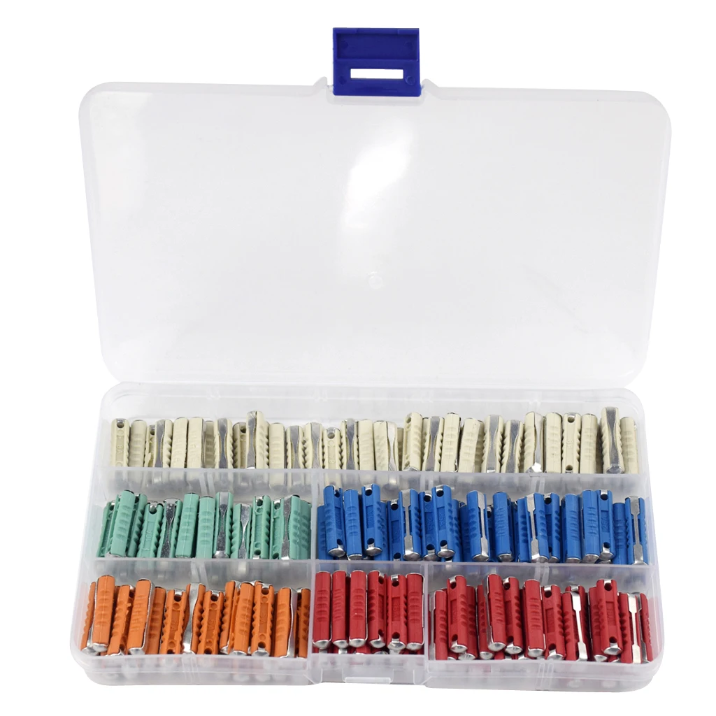 

Set Of 200 Car Ceramic Fuse Torpedo Fuses Assortment Kit 5A-25A With Clear Box