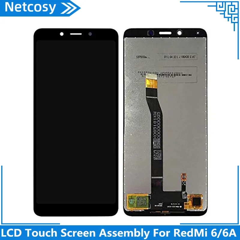 Netcosy ЖК дисплей Сенсорный экран в сборе для RedMi 6/6A подходит ремонта или изменить
