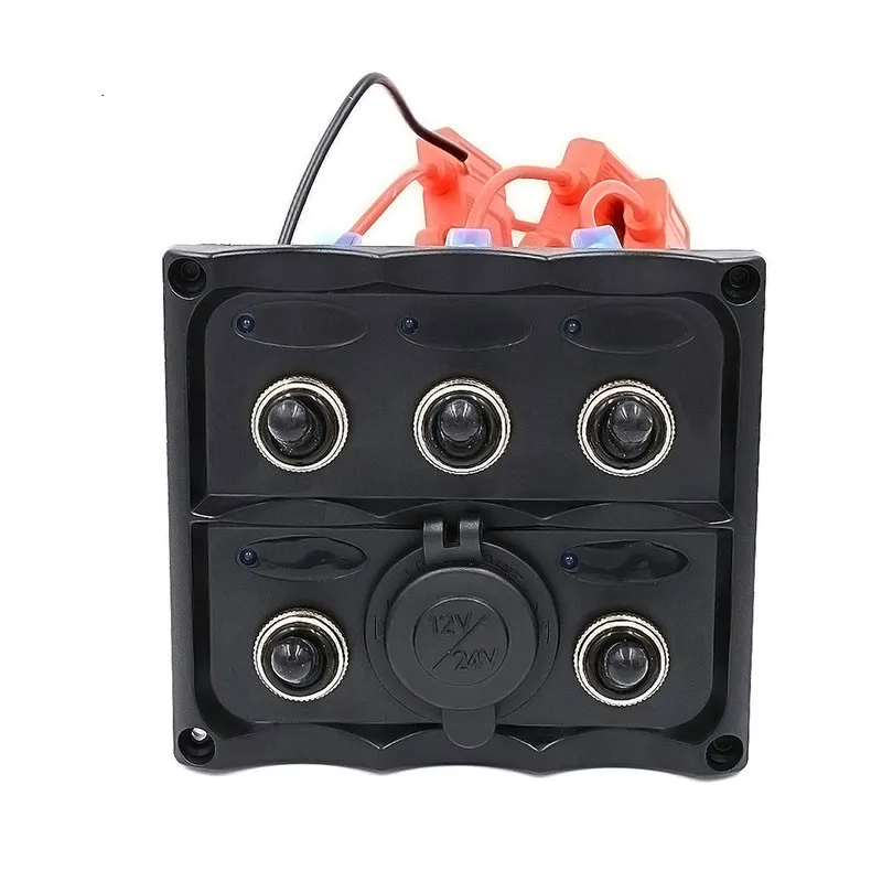 Лодочная 5 клавишная переключатель с панелью европейским стандартом Din