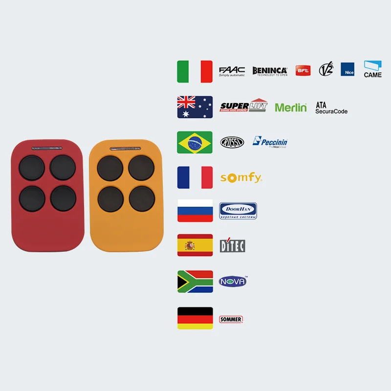 

Multi brand garage door remote control command duplicator copy swing sliding gate opener multi frequency 315mhz/390/433/868Mhz