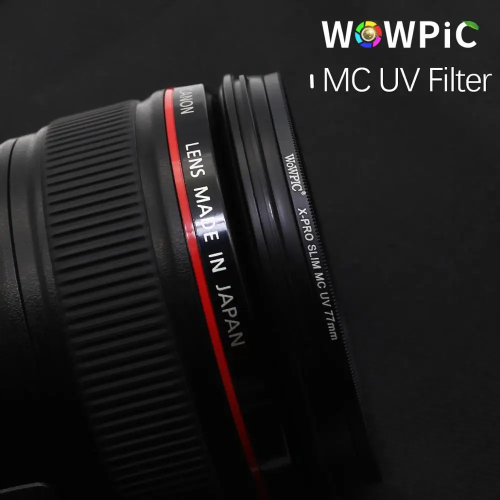 УФ фильтр WOWPIC 95 мм MC сверхтонкий зеленый Muticoating 16 слоев защита объектива для