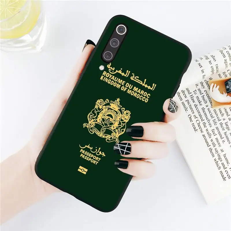 

Morocco Flag Coat Of Arms Phone Cases For Xiaomi Redmi note 7 8 9 t k30 max3 9 s 10 pro lite Luxury brand shell funda coque