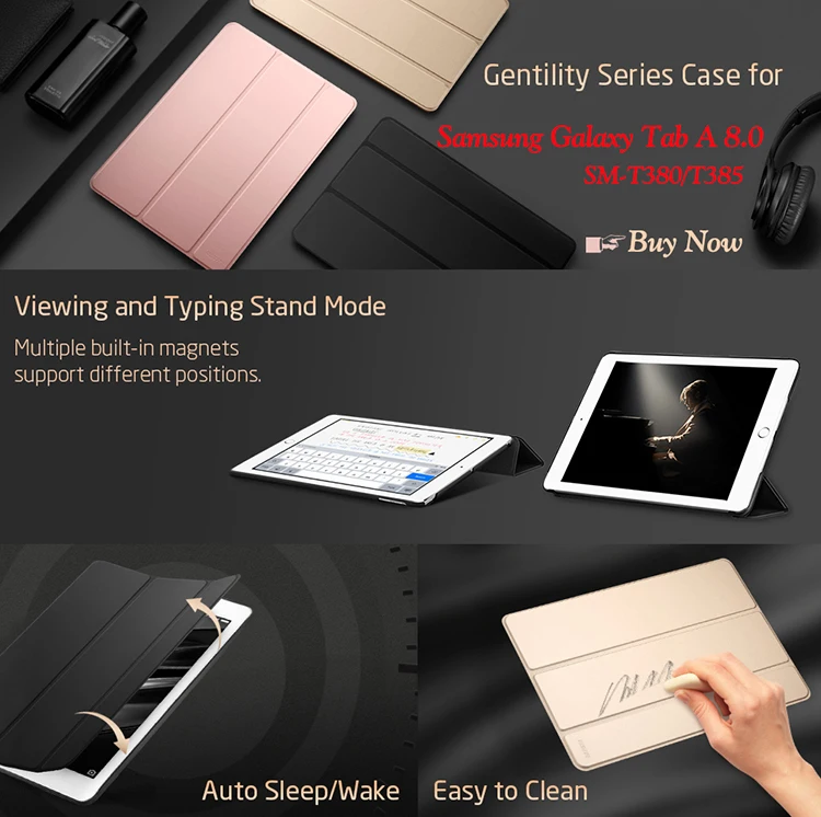 Чехол qijun для samsung Galaxy Tab A 8,0 SM-T380 T385 флип планшетный чехол s для Tab A2 S T380 T385 Стенд кожаный чехол Мягкий защитный чехол
