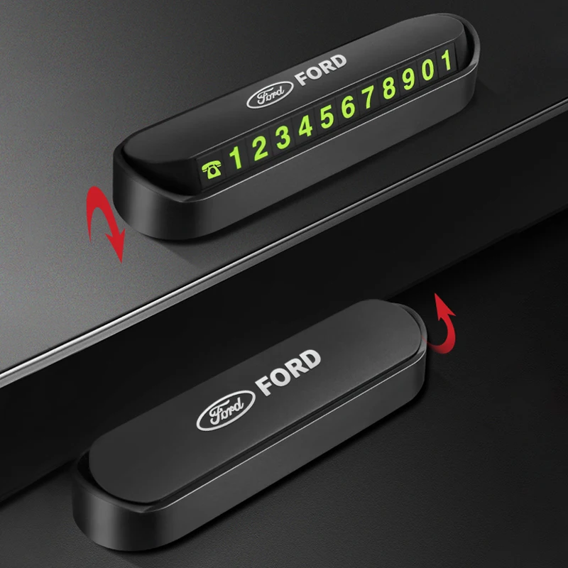 Автомобильный карточка с телефоном для временной парковки номер карты пластина