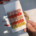 Детская заколка для волос, горячая распродажа, аксессуары для волос, новинка, Корейская цветная заколка для девочек с цветком, милая акриловая заколка для принцессы