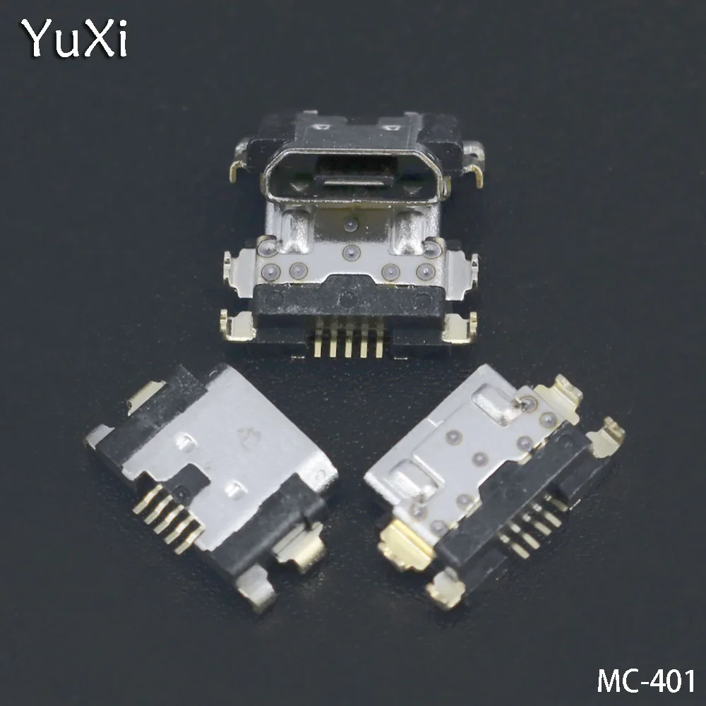 YuXi 50 шт. для ZTE B2015 blade v6 plus V7 LITE V8 micro usb зарядный разъем док станции|Соединители| |