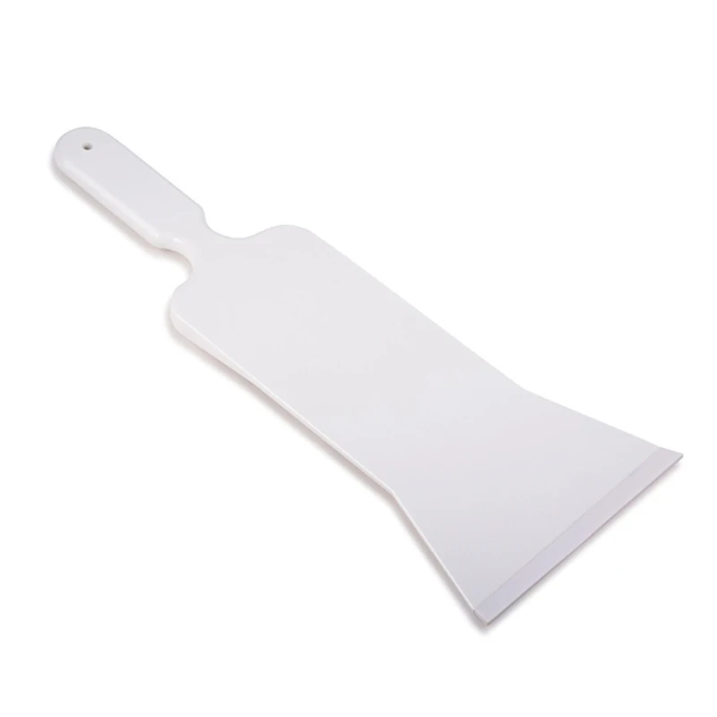 

N0HF Portable Cleaning Scraper for Window Tint Film Installing Handheld Cleaning Bulldozer Squeegee with Long Handle