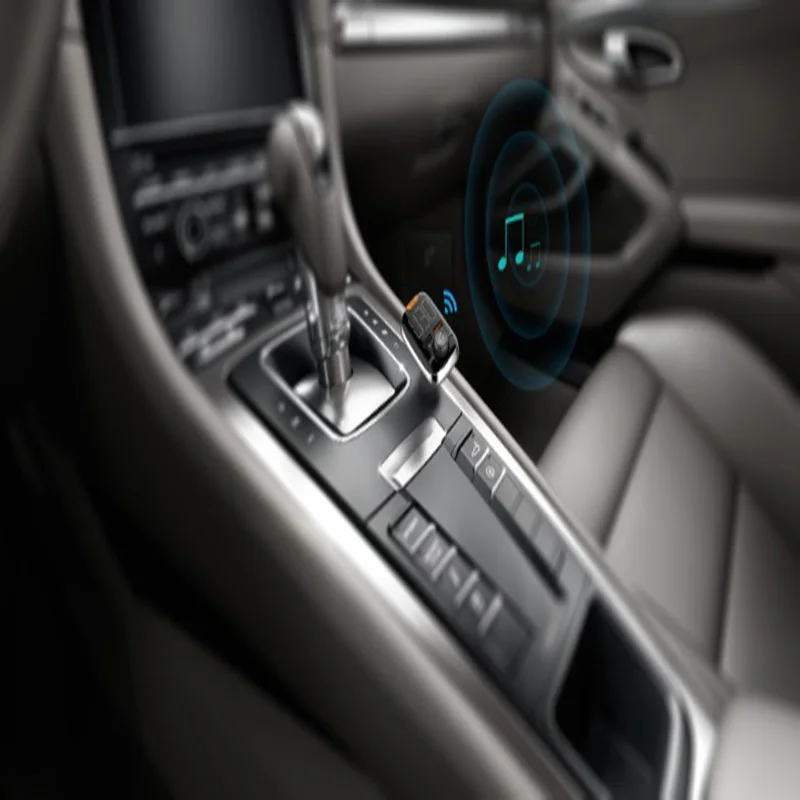 Автомобильный Bluetooth 5 0 fm-передатчик беспроводной свободный Ручной ЖК QC3.0 зарядка