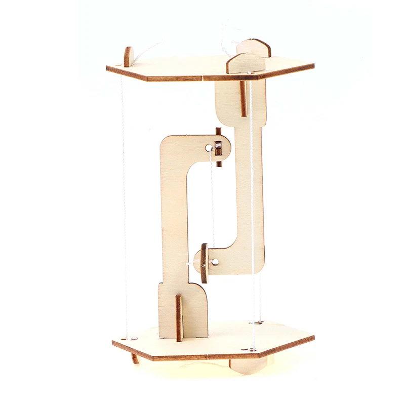 

DIY Line Suspension Mechanical Balance Toy Tensile Overall Structure Model Ornaments Tension Anti-gravity Magic Wooden Frame