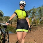 Женский велосипедный комбинезон для триатлона, комбинезон с маленькой обезьяной, летний велосипедный комплект из Джерси, костюм для езды на горном велосипеде, одежда для бега и велоспорта
