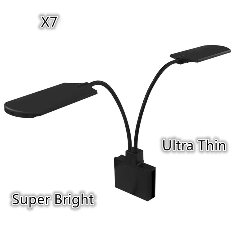 Super Brightness 10W LED Aquarium Lighting Clip on Fish Tank 2 Head Plant Grow Lamp for Aquatic Pet Led|Светильники| |
