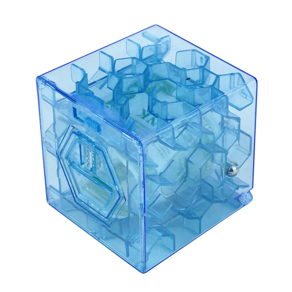

3D Cube Puzzle Money Maze Bank Saving Coin Collection Case Box Brain Game Toys Brain Game Funny Gadgets Interesting Toys