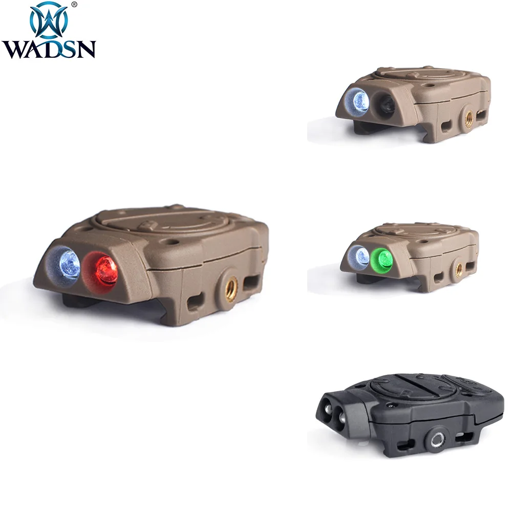 

WADSN Princeton Tactical softair Helmet light with Remote Switch Light Tail White Red IR Weapon Lights fit For Picatinny Rail