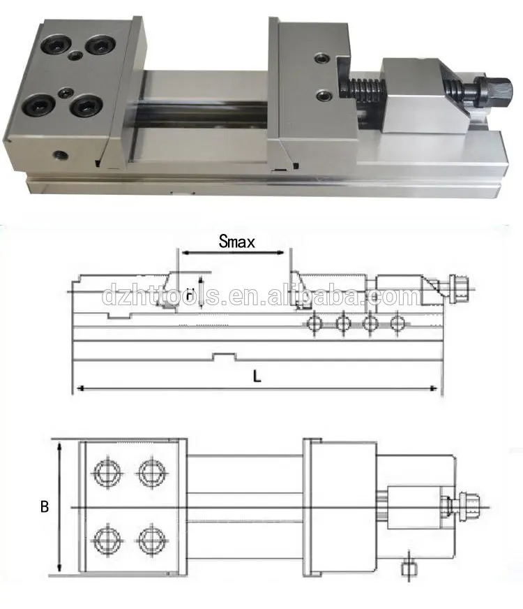 

high precision modular GT125 GT150 GT175 GT200 Vise/ Vice cnc milling machining vise