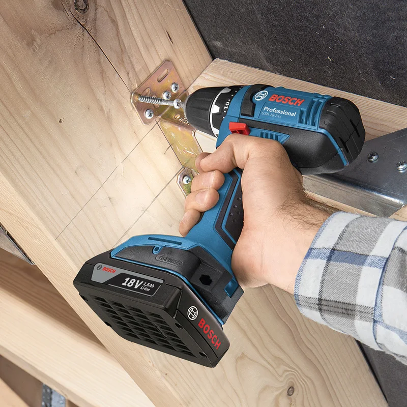 BOSCH GSR 18-2-LI дрель/Драйвер литиевая батарея аккумуляторная электрическая отвертка AL 1820 CV зарядное устройство 2x2,0 Ач батарея