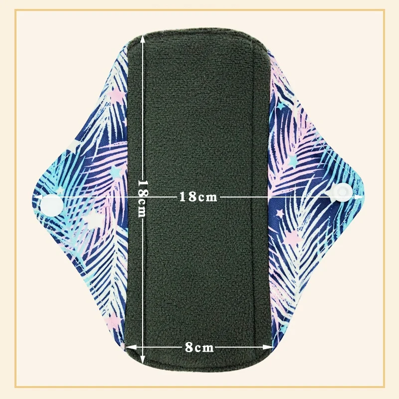 

5Pcs Cloth Sanitary Towels Washable Reusable Sanitary Towels Pads Absorbent Pads Personal Health Care