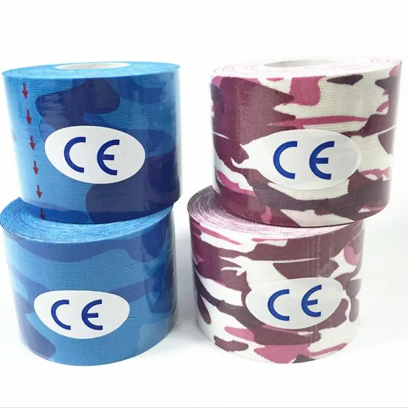 

2.5cm*5m Length Elastic Sport Tape Kinesiology Care Running Pain Tape Fitness Muscle Strapping Knee Tennis