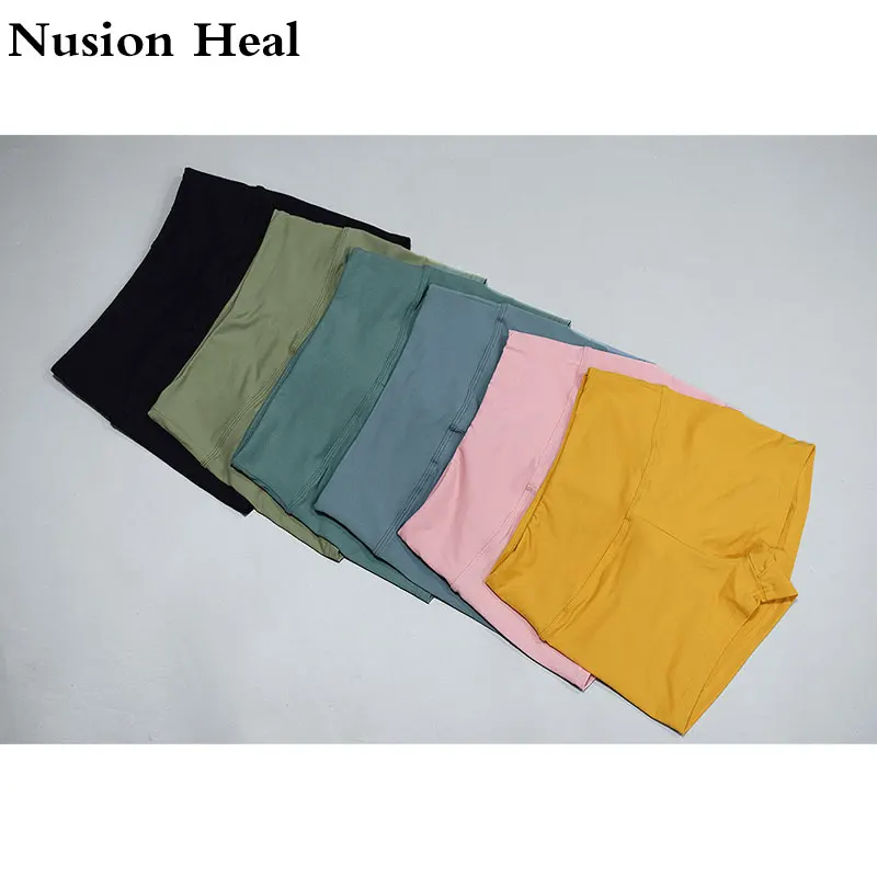NUSION HEAL женские s ходовые шорты йоги колготки для бега короткие женские спортивные крутые женские шорты для фитнеса Женские беговые шорты