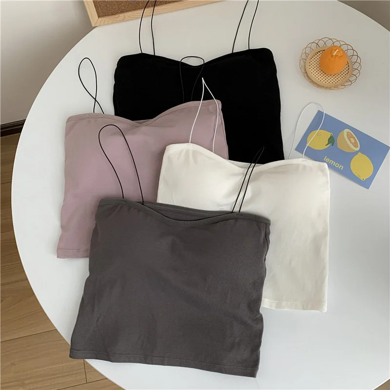 Белый бюстгальтер нижнее белье на бретельках женская одежда короткая