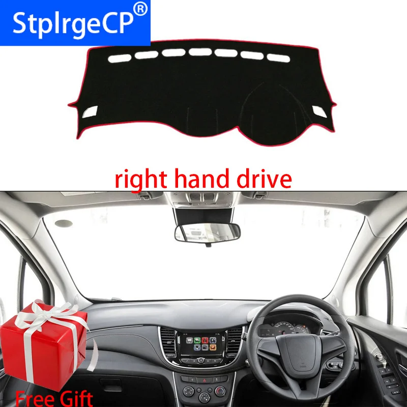 Приборной панели автомобиля Обложка Коврик Для Chevrolet Trax 2017 2018 2019 правым Dashmat Pad Даш