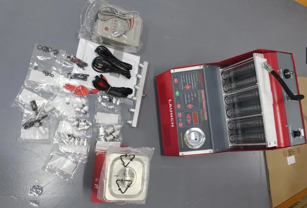 100% Оригинальный тестер и очиститель инжектора Launch CNC602A с английской панелью