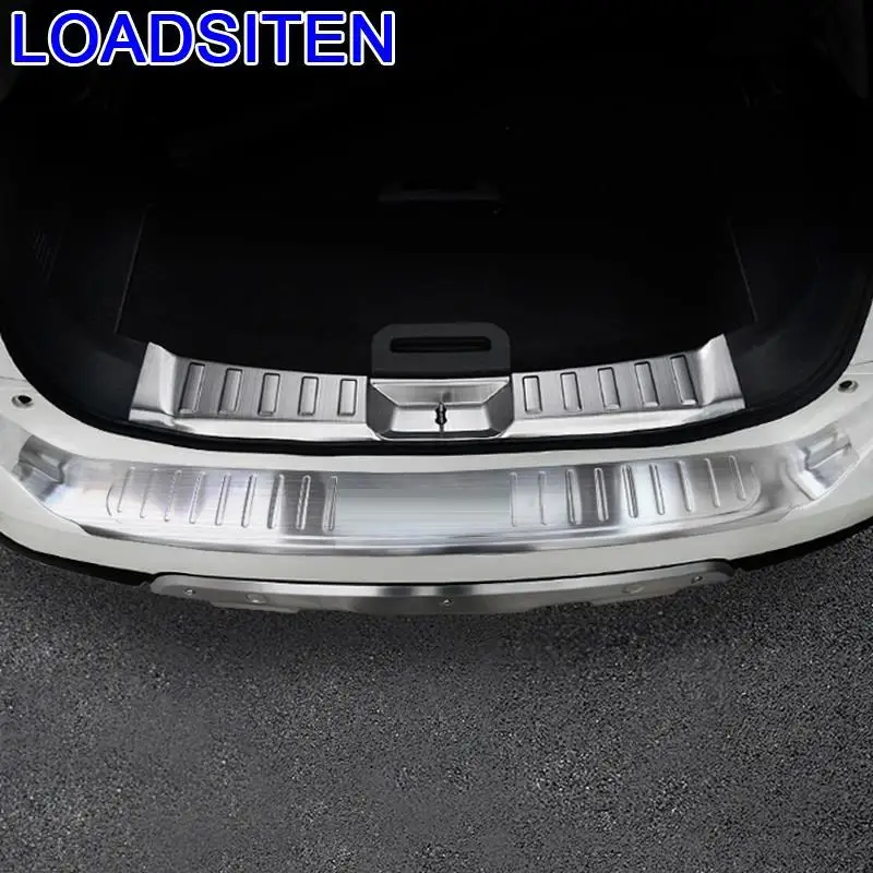 Автомобильные декоративные хромовые задние панели багажника для задней ножной
