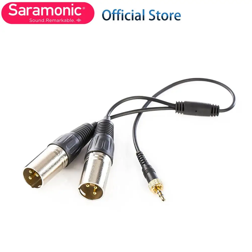 Saramonic SR UM10 CC1 двойной XLR вход микрофонный кабель преобразователь для UwMic9 UwMic10 и UwMic15