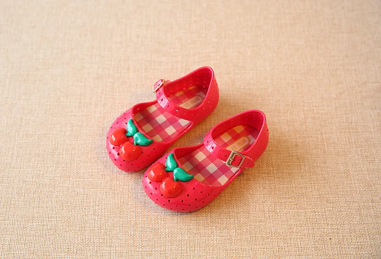 Детская обувь вишня желе садовая детские сандалии Нескользящая дышащая Милая