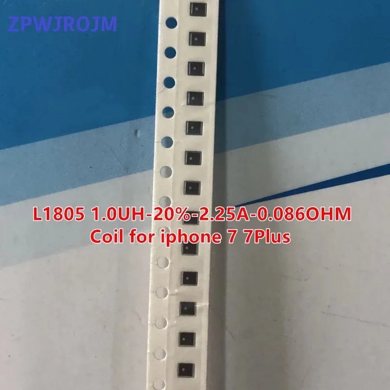 

10-50pcs/lot L1805 1.0UH-20%-2.25A-0.086OHM Coil for iphone 7 7Plus